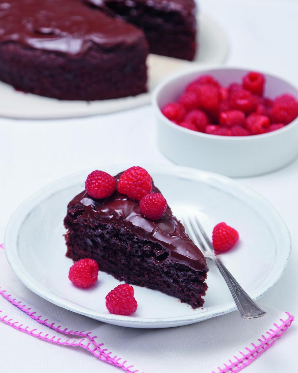 Raspberry chocolate cake The Vegan Society